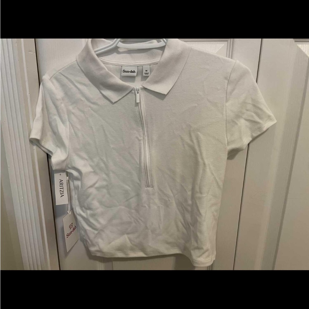 Artiza white crop top size medium